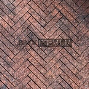 Тротуарная плитка Паркет мини Клинкер гранит 260х60 мм Brick Premium Гранитная 