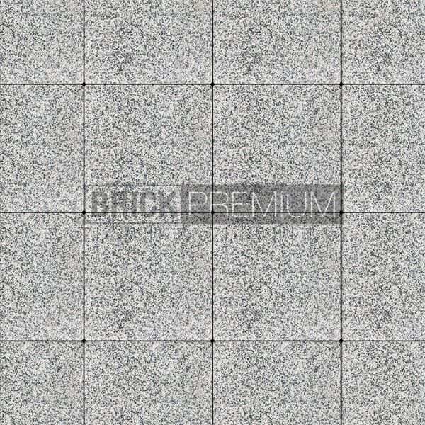 Тротуарная плитка Платцстоун Белый мирра 300х300 мм Brick Premium Кристалл