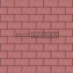Тротуарная плитка Платцстоун Красный гладкая 100х200х65 мм Brick Premium