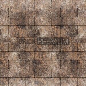 Тротуарная плитка Платцстоун Либерика гранит 100х200х45 мм Brick Premium