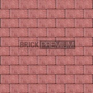 Тротуарная плитка Платцстоун Красный гранит 100х200х65 мм Brick Premium