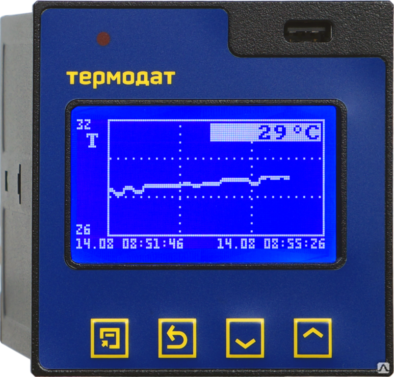 Измеритель температуры Термодат-16М6-А-F