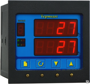 ПИД-регулятор температуры Термодат-13КХ3/2УВ/2Т/2Р/485/4М 