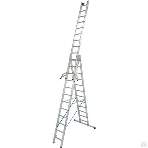 Трехсекционная универсальная лестница KRAUSE Stabilo 3х12