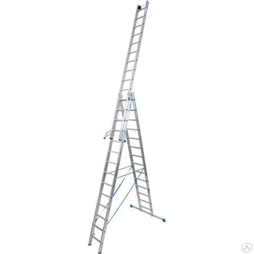 Трехсекционная универсальная лестница KRAUSE Stabilo 3х14