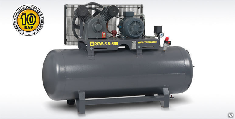 Поршневой компрессор серии RECOM RCW с производительностью до 0,8 м3/мин СТС-Энергосервис