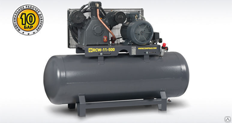 Поршневой компрессор серии RECOM RCW с производительностью до 1,7 м3/мин СТС-Энергосервис