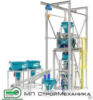 Мини-завод для производства сухих строительных смесей ТурбоМикс 300 СТС