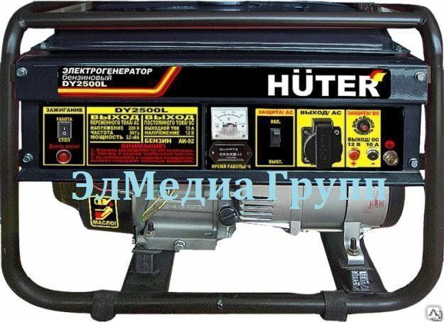 Бензиновый генератор бытовой 3 кВт Huter DY4000L