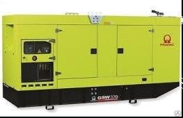 Дизельный генератор Pramac GSW 370 V в кожухе с АВР
