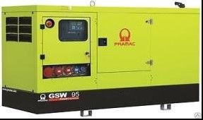 Дизельный генератор Pramac GSW 95 P в кожухе с АВР