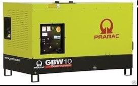 Дизельный генератор Pramac GBW 10 P в кожухе с АВР
