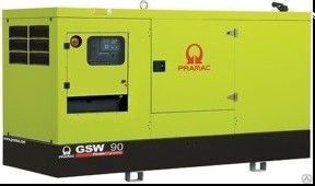 Дизельный генератор Pramac GSW 90 I в кожухе с АВР