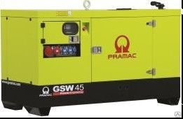 Дизельный генератор Pramac GSW 45 Y в кожухе с АВР