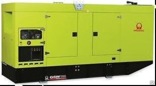 Дизельный генератор Pramac GSW 550 P в кожухе с АВР 
