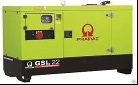 Дизельный генератор Pramac GSL 22 D в кожухе с АВР