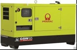Дизельный генератор Pramac GSW 65 P в кожухе 
