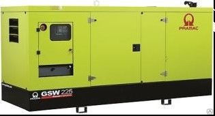 Дизельный генератор Pramac GSW 225 I в кожухе с АВР