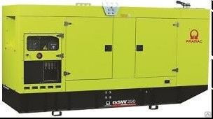 Дизельный генератор Pramac GSW 250 P в кожухе с АВР