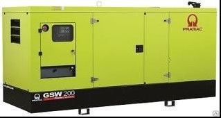 Дизельный генератор Pramac GSW 200 P в кожухе
