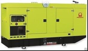 Дизельный генератор Pramac GSW 330DO в кожухе с АВР 