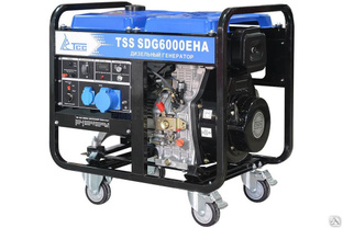 Дизельный генератор TSS SDG 6000EHA открытый 