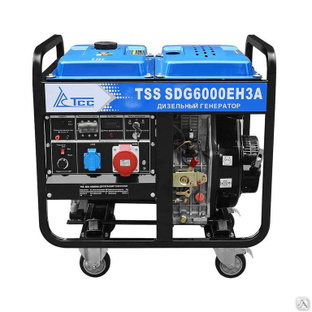 Дизельный генератор TSS SDG 6000EH3A открытый 