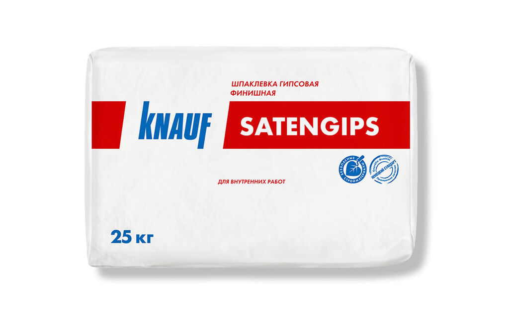 Шпаклевка Knauf- Сатенгипс 25 кг/48 Тонкослойная гипсовая