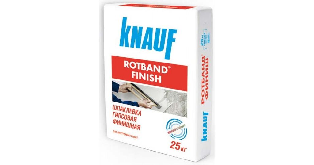 Шпаклевка Knauf-Ротбанд Финиш 25 кг для внутренних работ