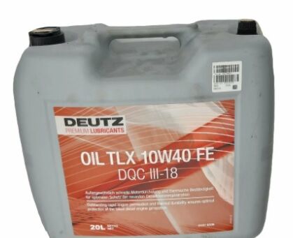 Масло моторное Deutz Oil TLX 10W40 20 л