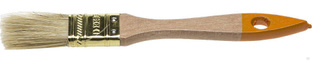 DEXX 25 мм, 1″ натуральная щетина, деревянная ручка, флейцевая, Плоская кисть (0100-025) 0100-025_z02 