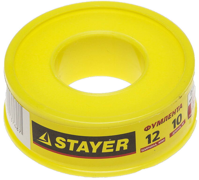 Фумлента STAYER 0,075 мм х 12 мм х10 м, 0,40 г/см3 (12360-12-040)