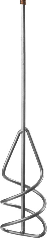 Миксер Сибин для песчано-гравийных смесей шестигранный хвостовик 80х400 мм 06048-08-40