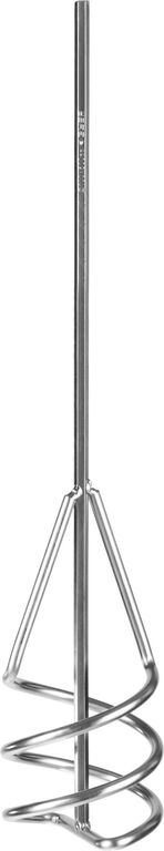 Миксер ЗУБР ″Профессионал″ для песчано-гравийных смесей шестигранный хвостовик оцинкованный на подвеске 100х500 мм