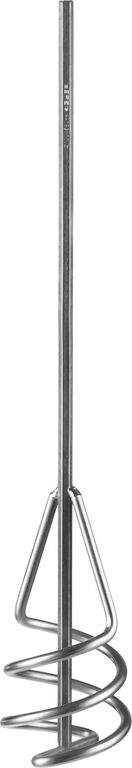 Миксер ЗУБР ″Профессионал″ для песчано-гравийных смесей шестигранный хвостовик оцинкованный на подвеске 100х580 мм 06