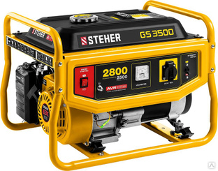STEHER 2800 Вт, бензиновый генератор (GS-3500) #1