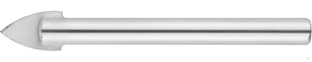 Сверло по стеклу и кафелю URAGAN 12 мм, 2х кромка, цилиндр хвостовик (29830-12) 