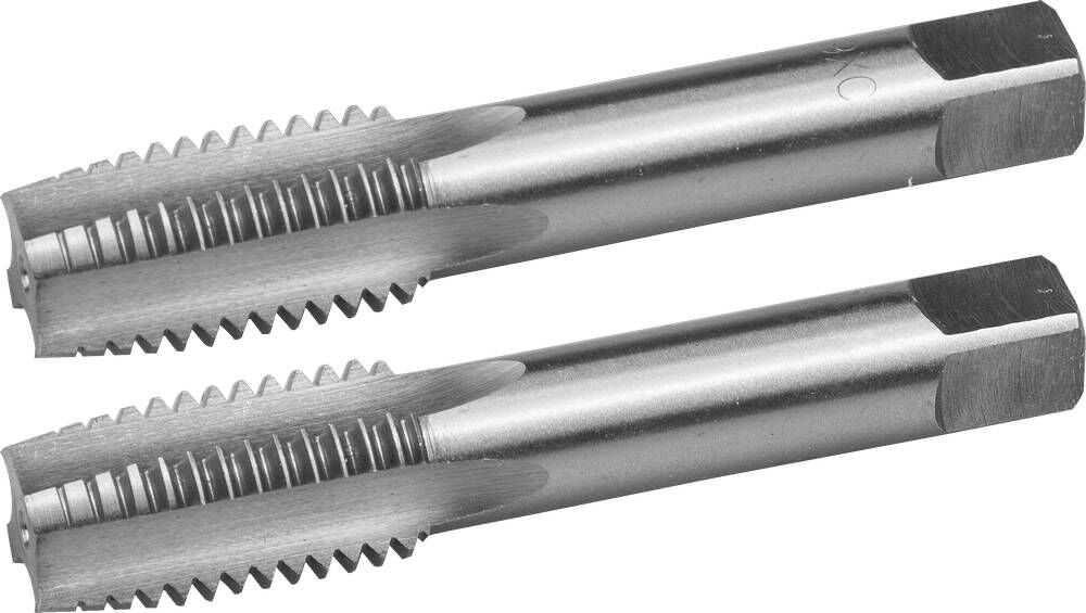 ЗУБР М16 x 2.0 мм, сталь 9ХС, комплект ручных метчиков (4-28006-16-2.0-H2) Зубр