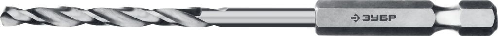 Сверло ПРОФ-А 3.5х88 мм, по металлу с шестигранным хвостовиком, сталь Р6М5, класс А ЗУБР