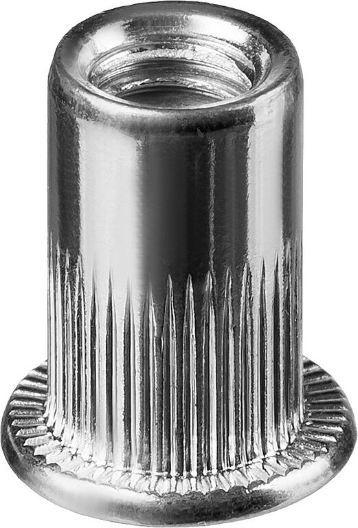 KRAFTOOL Nut-S М6, резьбовые заклепки стальные с насечками, 500 шт (311707-06)