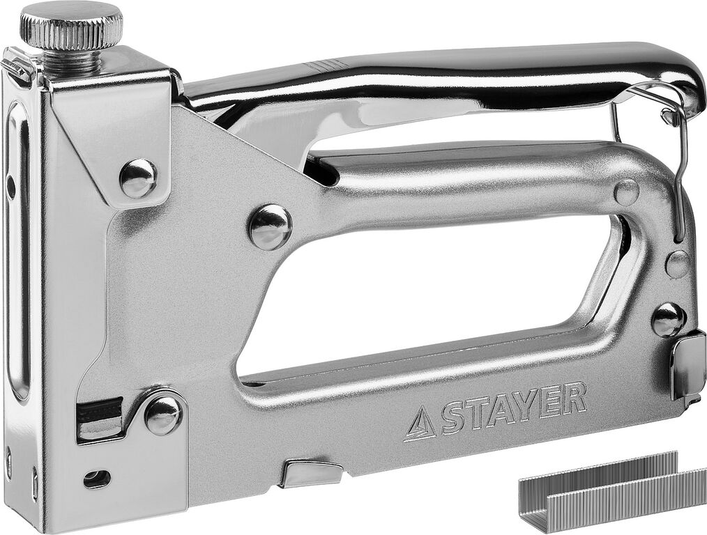 STAYER Pro-53 тип 53 (A/10/JT21) 23GA, (4 - 14 мм), усиленный степлер для скоб (3150_z01)