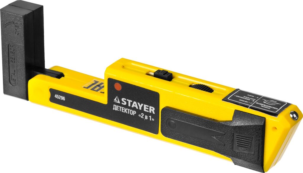 STAYER TOPElectro Многофункциональный детектор металла и скрытой электропроводки (45296)