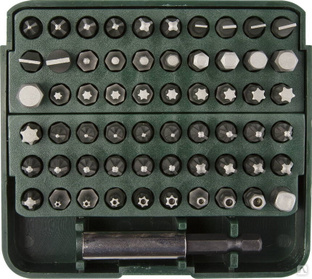 KRAFTOOL Grand-61, 61 шт, с адаптером, набор бит (26140-H61) 