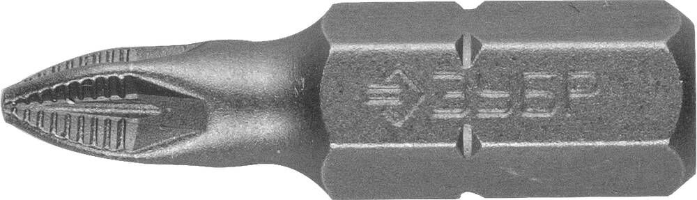 ЗУБР 2 шт, PZ1 25 мм, Кованые биты (26003-1-25-2)