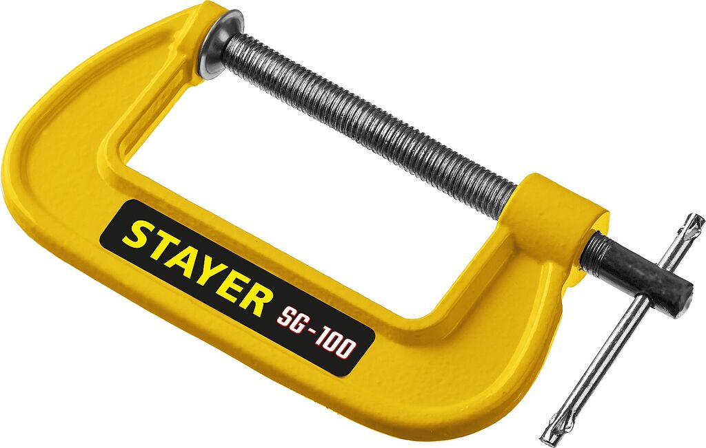STAYER SG-100 100 мм, Чугунная струбцина G (3215-100) 3215-100_z02