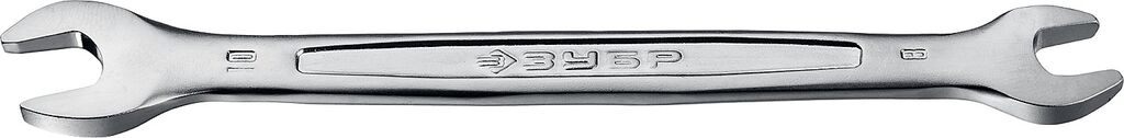 ЗУБР 8 х 10 мм, рожковый гаечный ключ, Профессионал (27010-08-10) 27010-08-10_z01