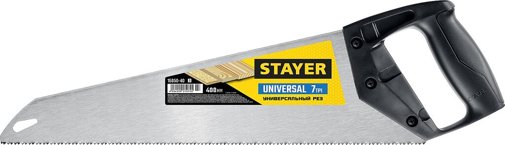 STAYER Universal 400 мм, Универсальная ножовка (15050-40) 15050-40_z03