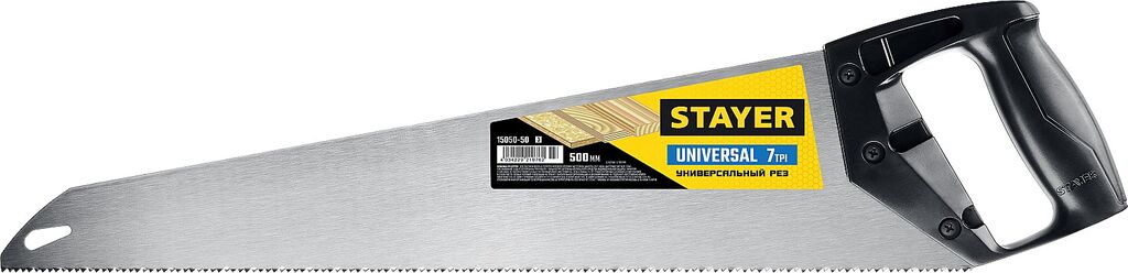 STAYER Universal 500 мм, Универсальная ножовка (15050-50) 15050-50_z03