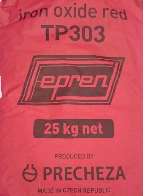 Пигмент красный железоокисный FEPREN TP-303, Чехия, 1кг