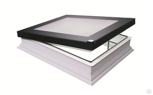 Окно для плоских крыш FAKRO DEF-D U6 без купола, 800*800 мм #1